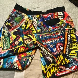 Marvel superhero swim trunks